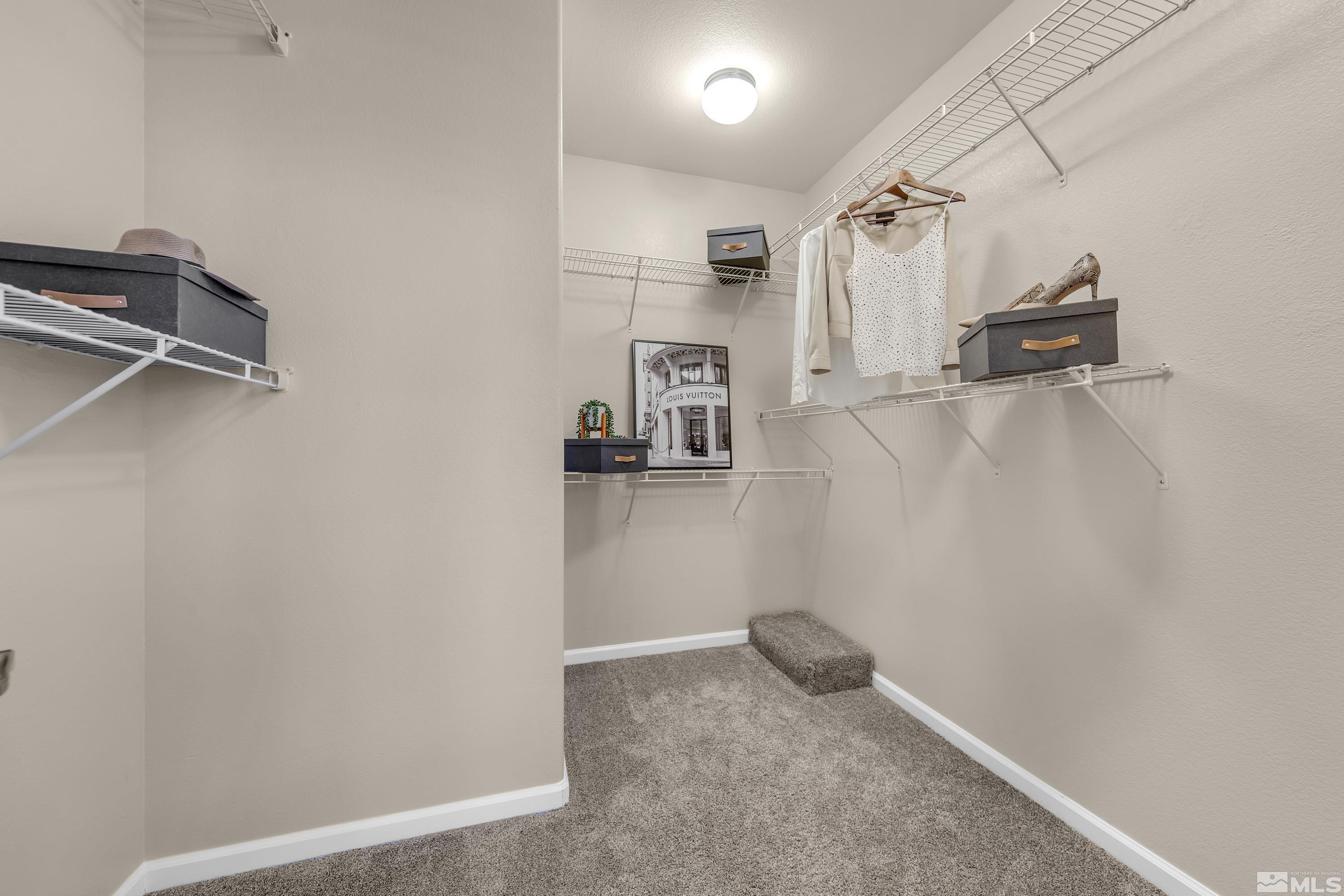 10797 Amber Falls Drive Reno, NV 89521 - Photo 15 of 38 a view of storage and utility room with racks on the wall