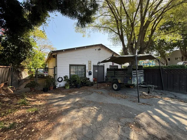 a view of a house with a patio