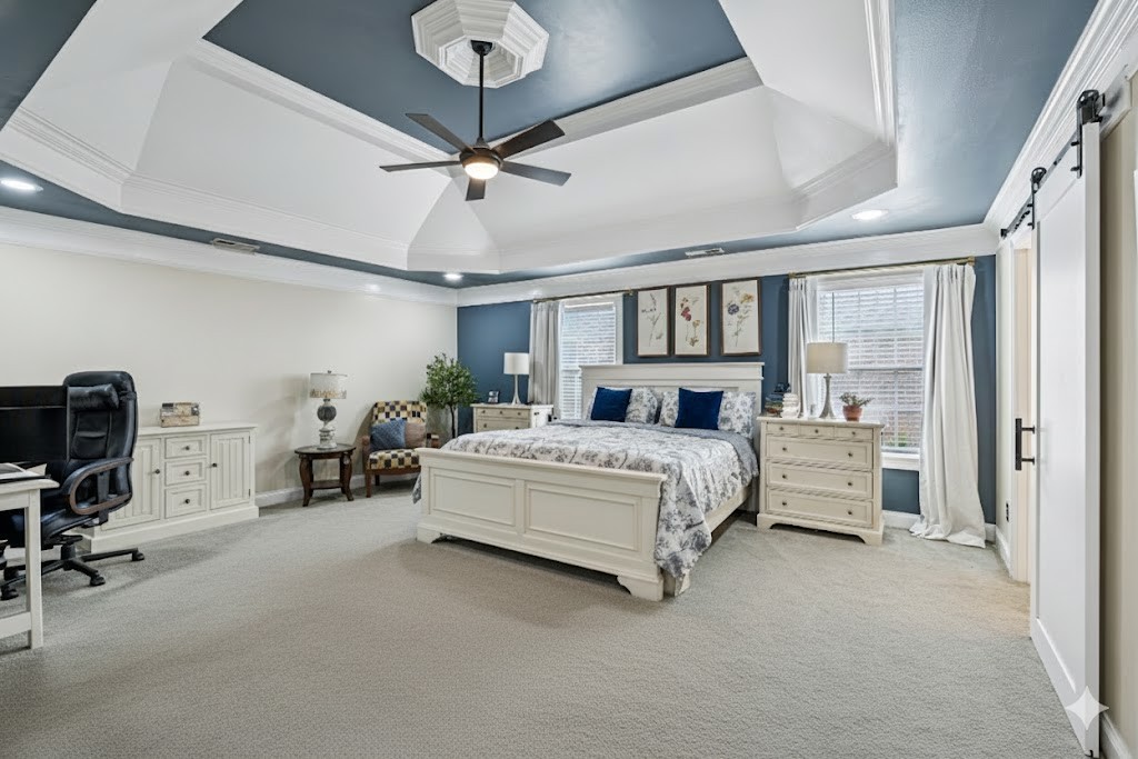 1617 Fair House Road Spring Hill, TN 37174 - Photo 16 of 31 a bed room with furniture and a chandelier