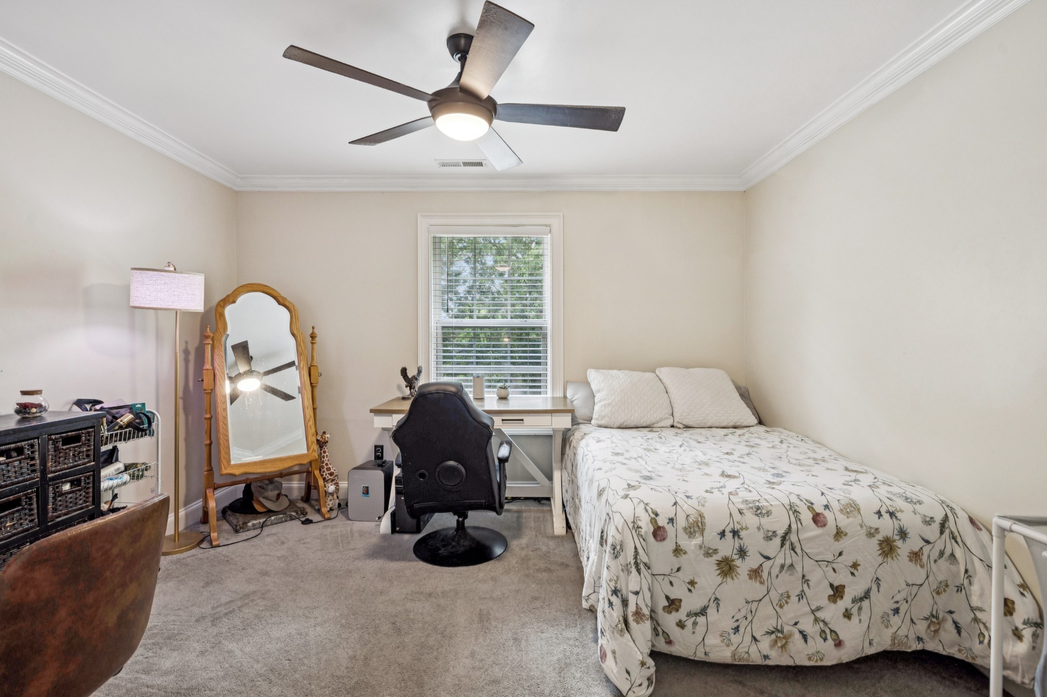 1617 Fair House Road Spring Hill, TN 37174 - Photo 21 of 31 a bedroom with a bed large window and couch