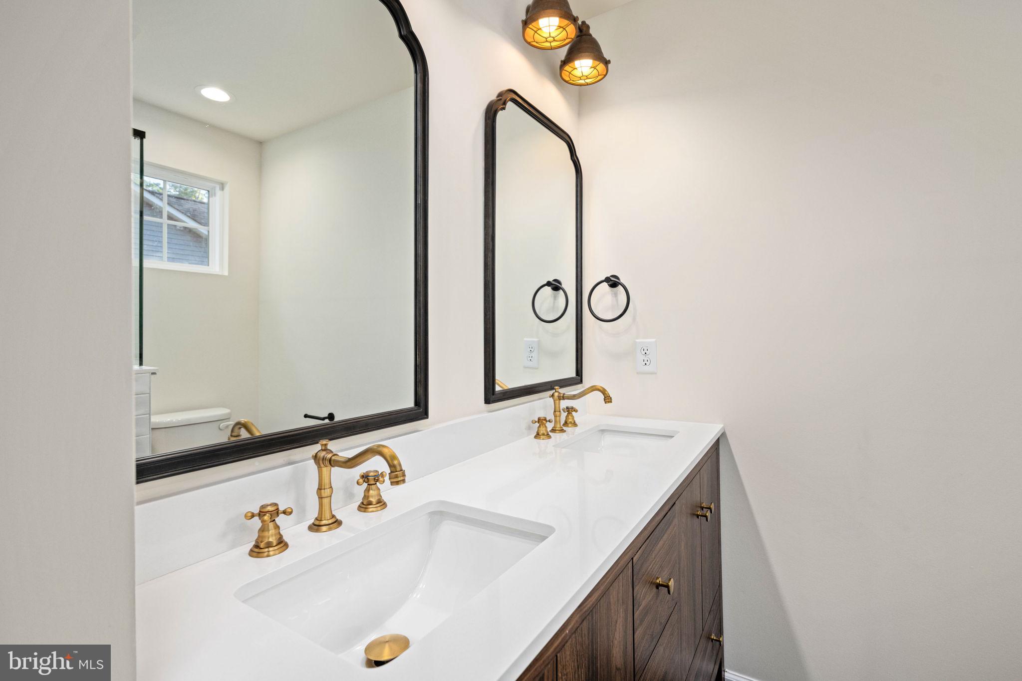 107 Saylers Creek Road Locust Grove, VA 22508 - Photo 48 of 78 a bathroom with a sink and a mirror