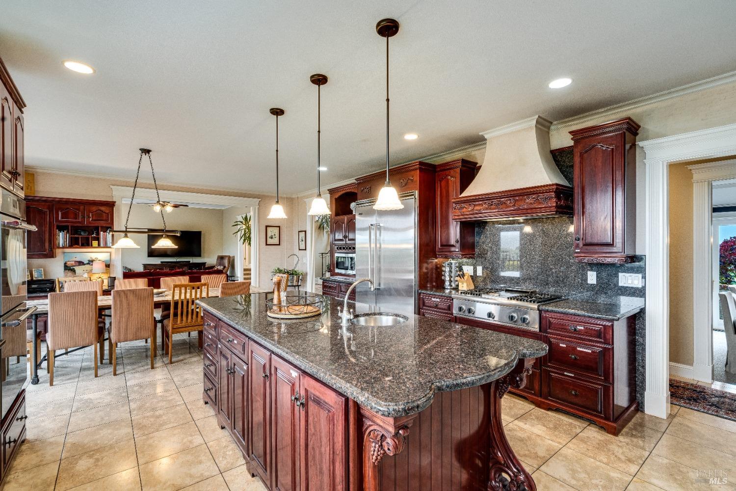 4720 Guenza Road Santa Rosa, CA 95404 - Photo 15 of 94 a kitchen with stainless steel appliances granite countertop a sink stove and refrigerator