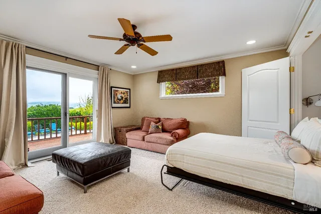 a front view of a house with a yard and a garage