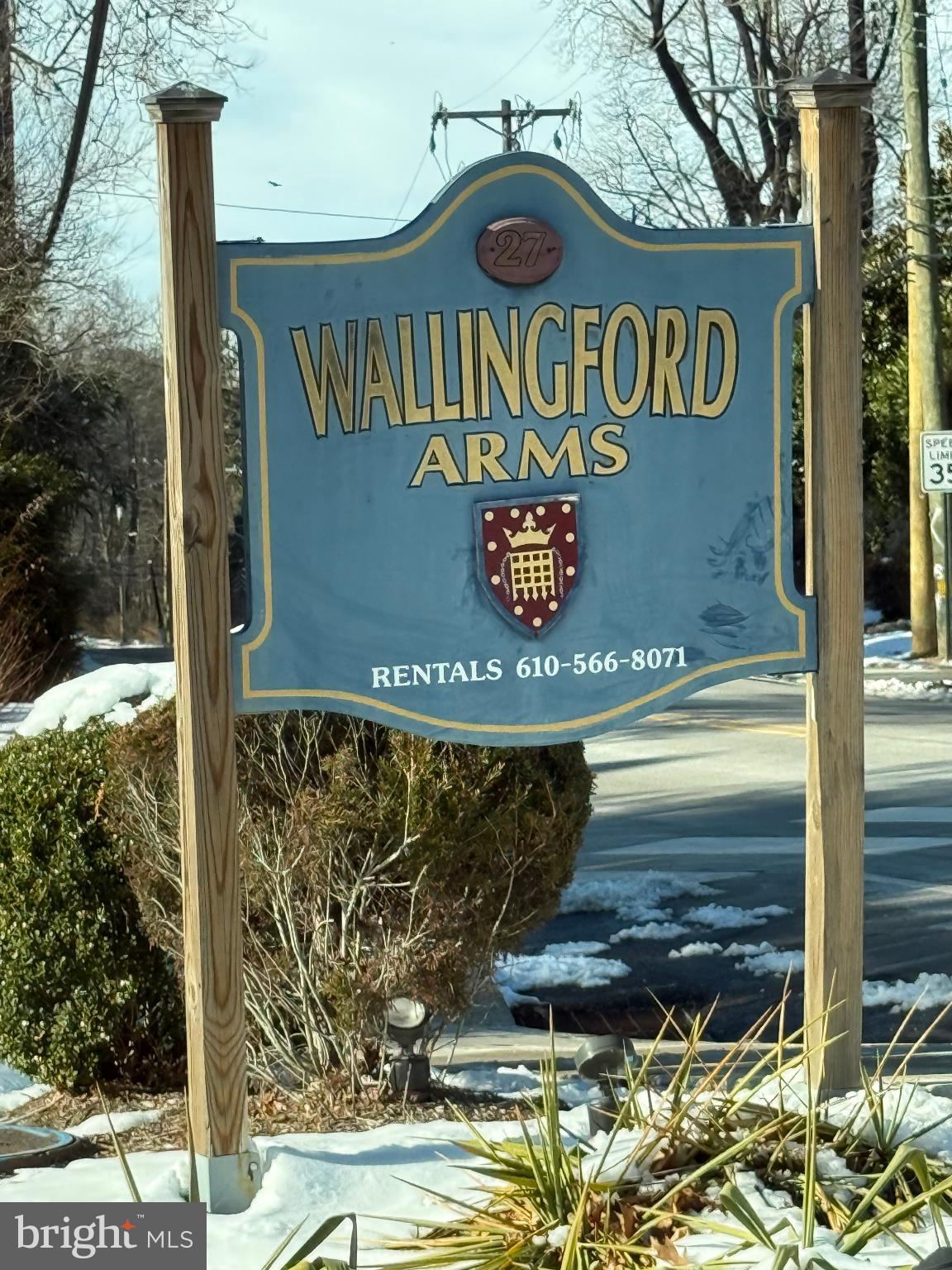 27 Wallingford Avenue Wallingford, PA 19086 - Photo 16 of 17 Charming Wallingford Arms Signage