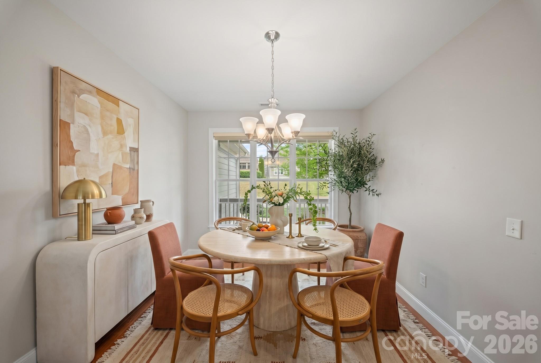 14 Rose Creek Road Leicester, NC 28748 - Photo 12 of 42 a dining room with furniture and window