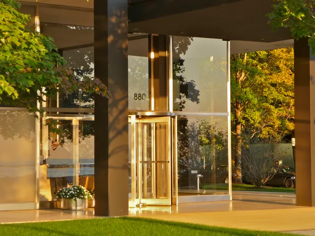 a view of a entryway door