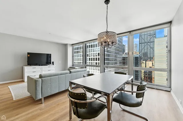 a view of a livingroom with furniture and window