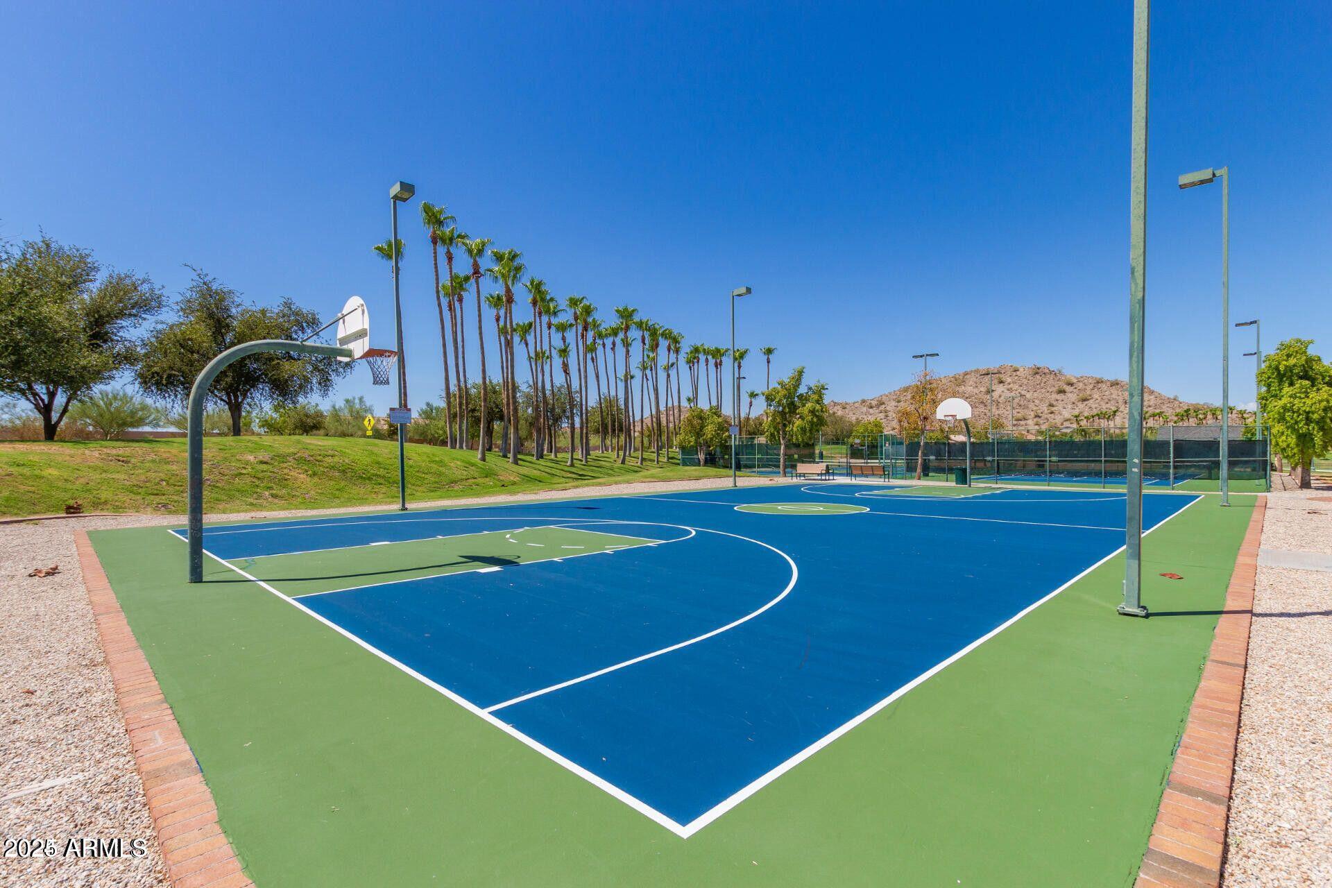 15430 South 183rd Lane Goodyear, AZ 85338 - Photo 57 of 66 a view of an outdoor space and tennis court