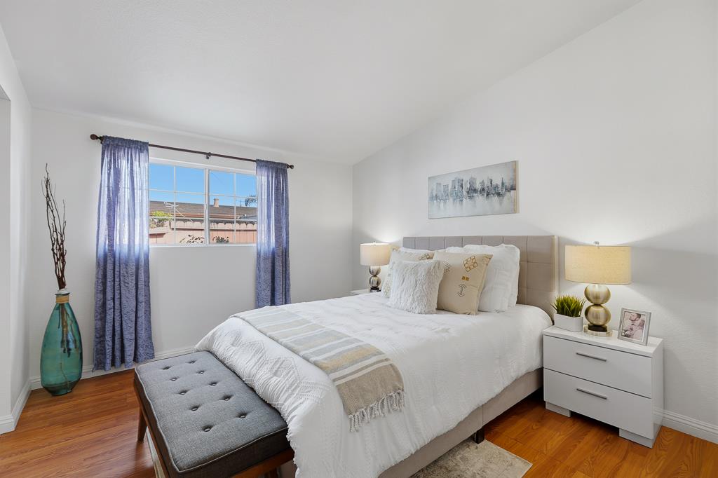 2675 Leeward Street Hayward, CA 94545 - Photo 43 of 75 a bedroom with a bed and a dresser in it