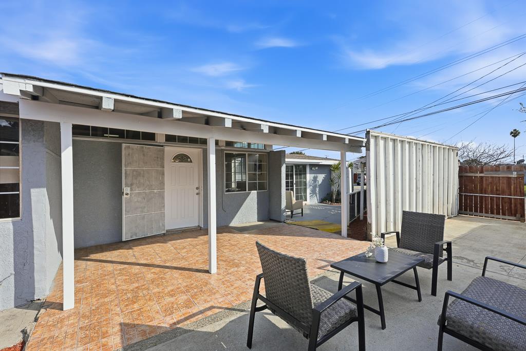 2675 Leeward Street Hayward, CA 94545 - Photo 57 of 75 a backyard of a house with seating space