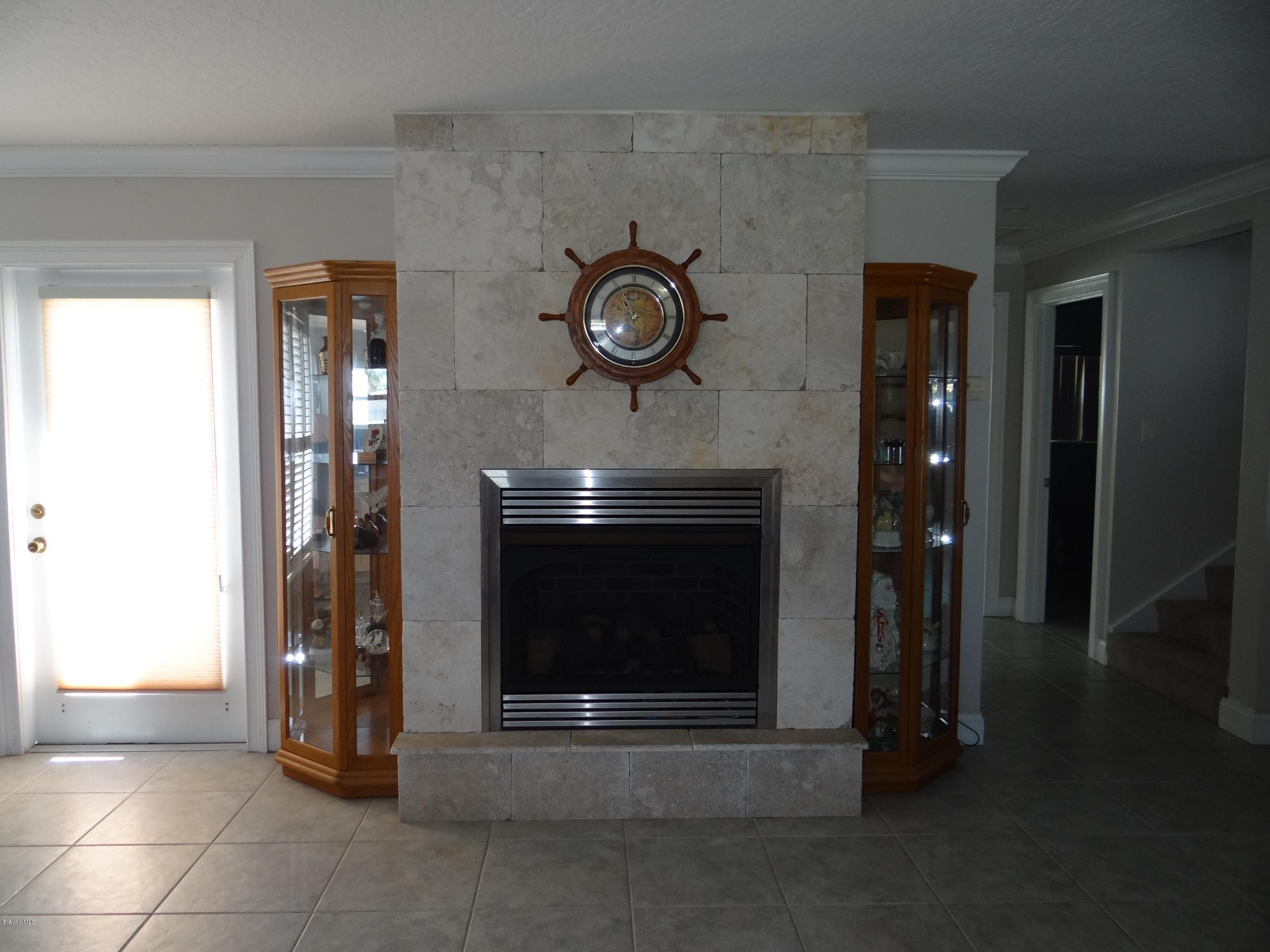 150 Richards Road Melbourne Beach, FL 32951 - Photo 12 of 29 Fireplace w/Jerusalem tile