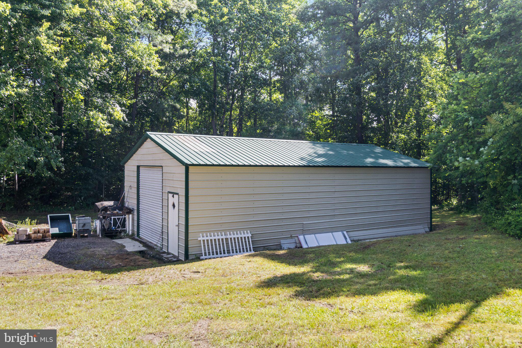 100 Mason Road Prince Frederick, MD 20678 - Photo 3 of 3 Spacious shed nestled in nature.