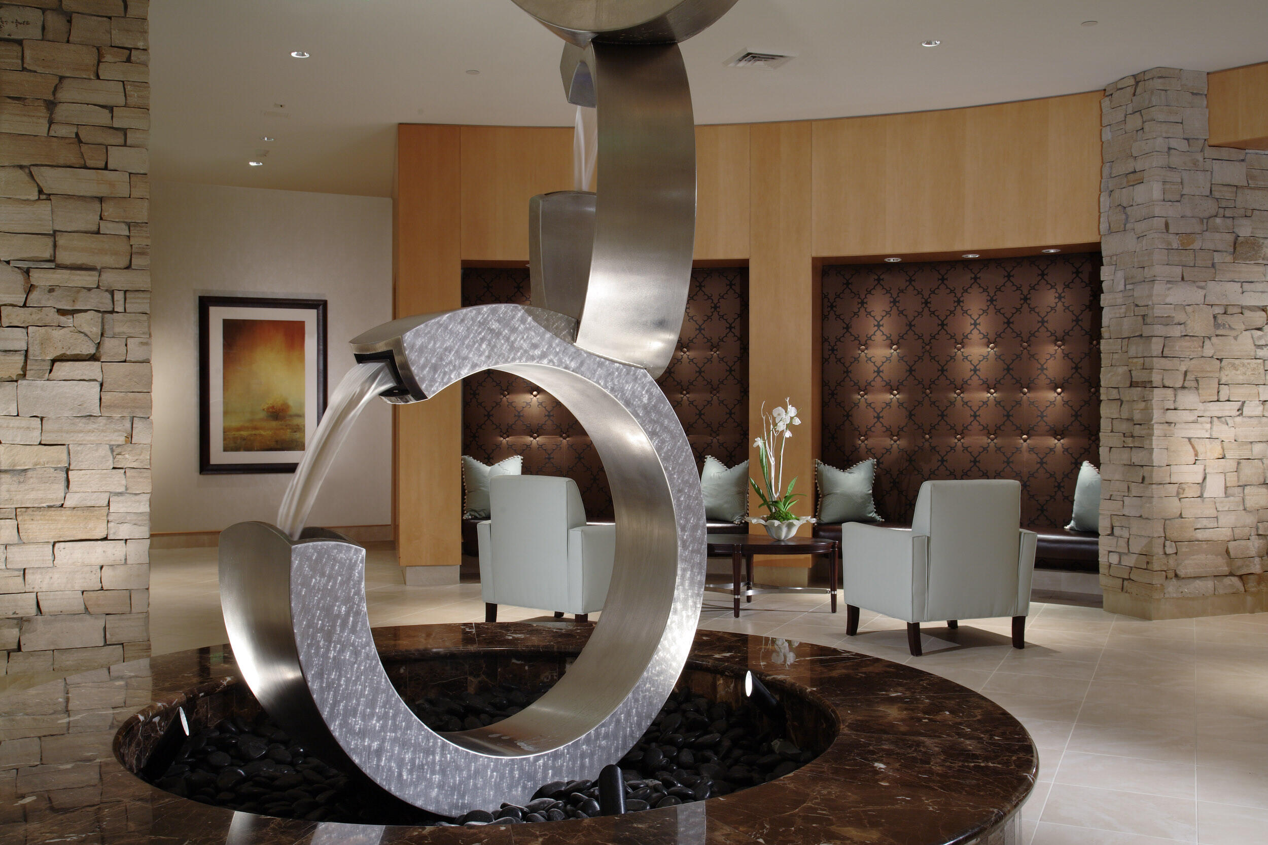 20110 Boca W Drive, Unit 234 Boca Raton, FL 33434 - Photo 79 of 80 Spa Fountain Detail