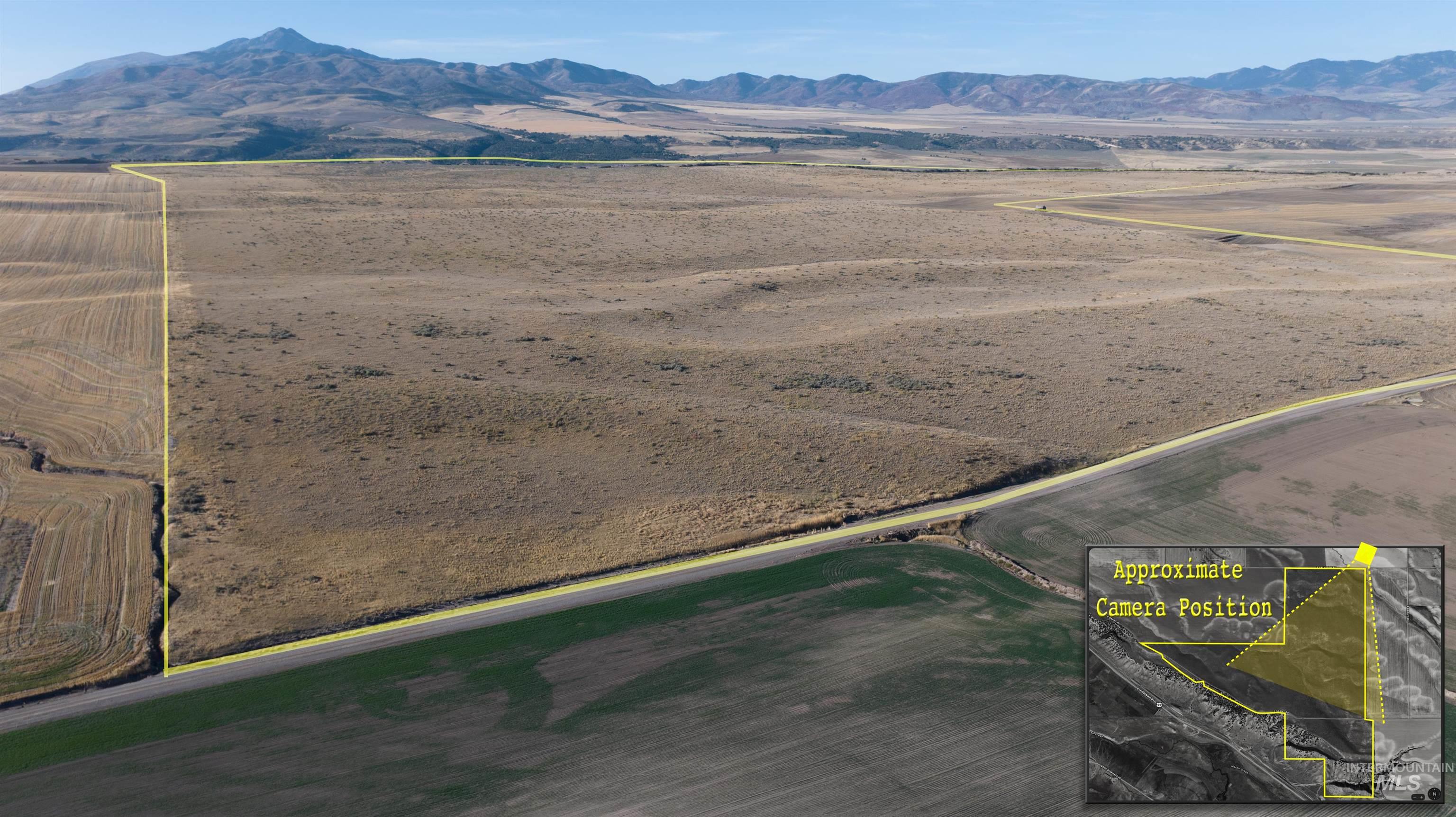 Tbd Southeast Salveson Road Downey, ID 83234 - Photo 12 of 18 View of rural area featuring property parcel outlined and a mountain backdrop