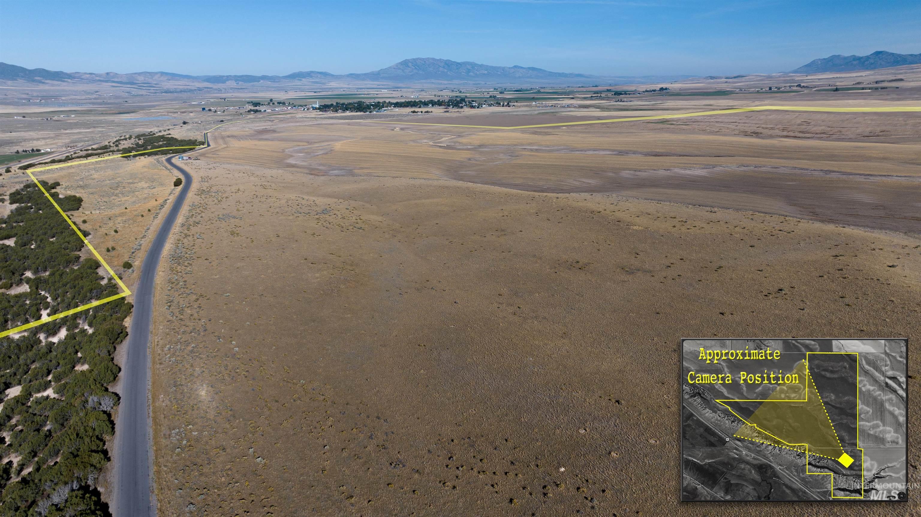 Tbd Southeast Salveson Road Downey, ID 83234 - Photo 7 of 18 Drone / aerial view of mountains and a desert landscape