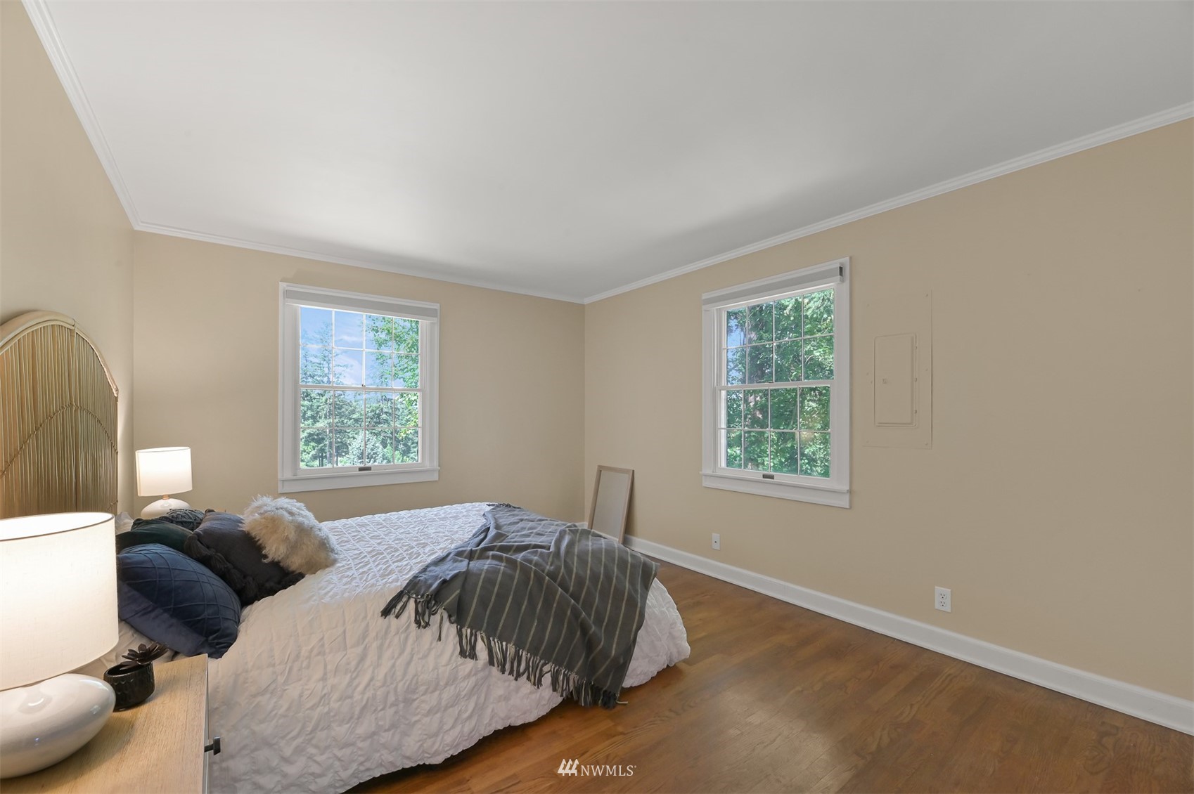 622 Everglade Road Bellingham, WA 98225 - Photo 18 of 38 a bedroom with a bed and a window