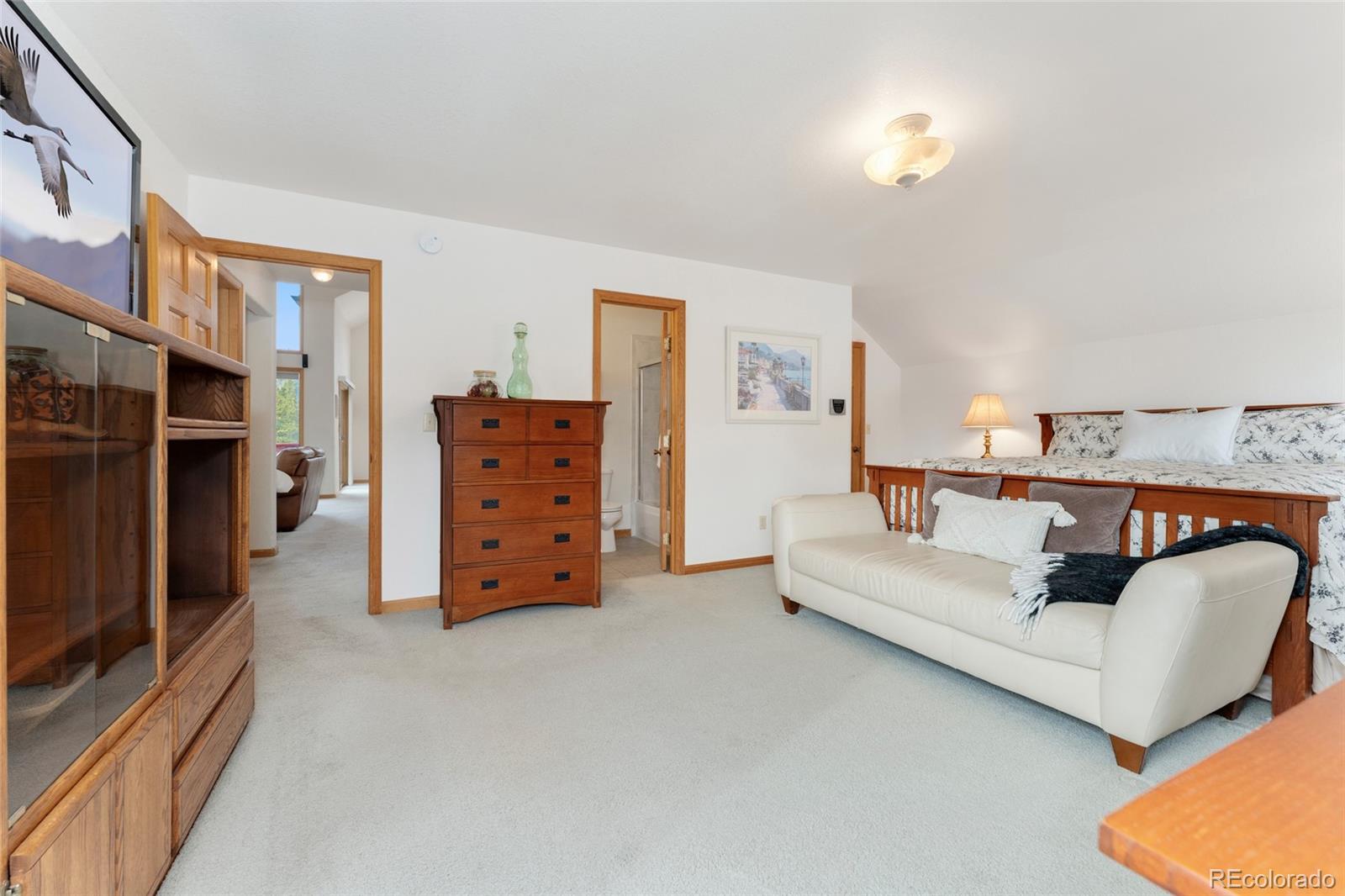 660 Coyote Circle Black Hawk, CO 80422 - Photo 19 of 46 a view of living room with furniture and a flat screen tv