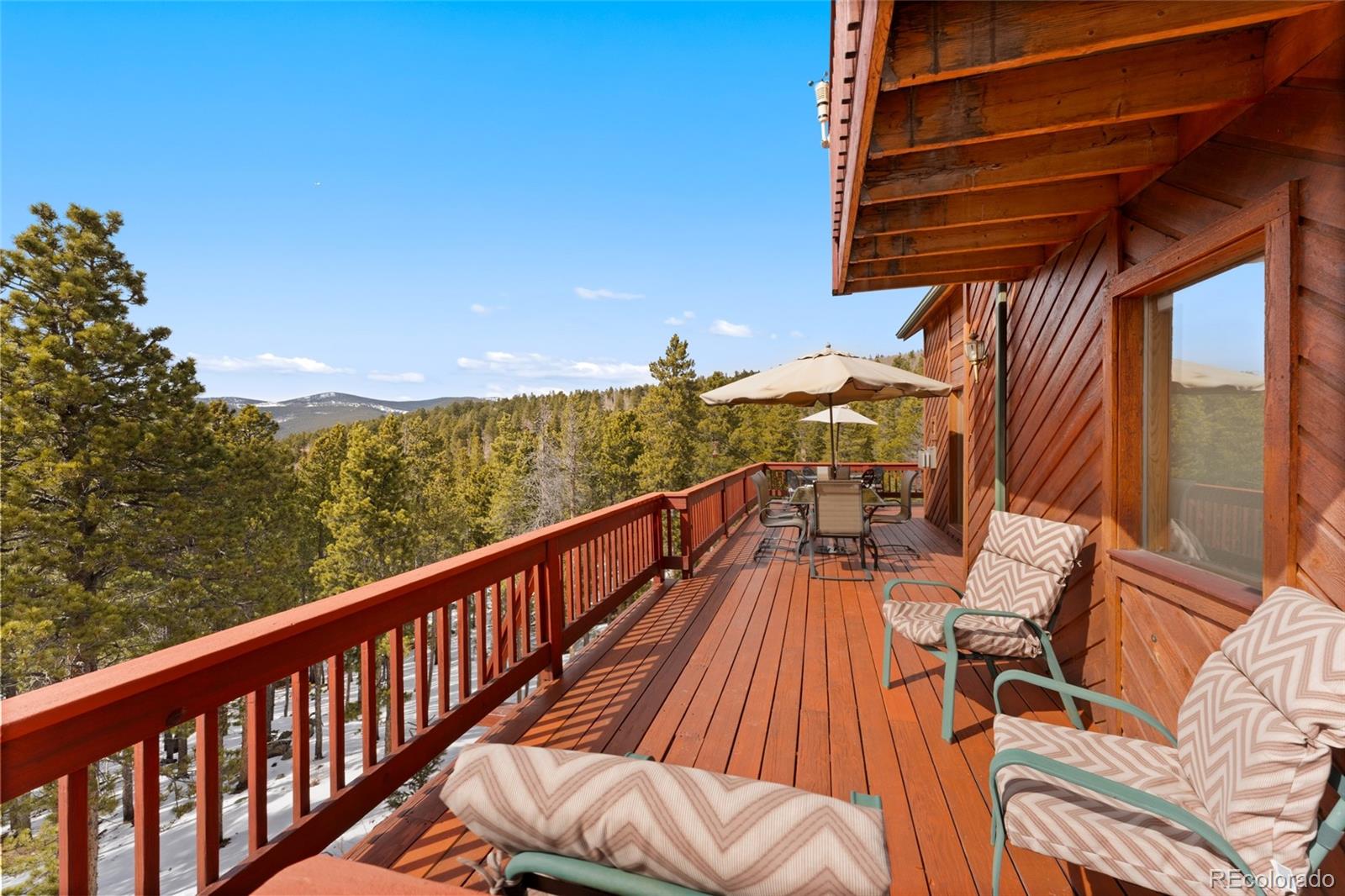 660 Coyote Circle Black Hawk, CO 80422 - Photo 33 of 46 a view of balcony with furniture