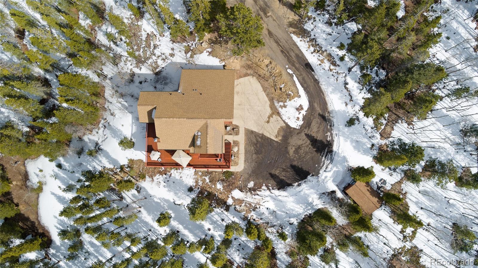 660 Coyote Circle Black Hawk, CO 80422 - Photo 40 of 46 a view of a house with a yard