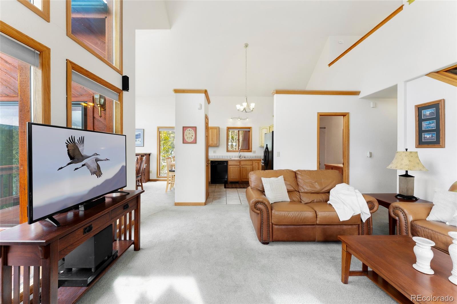 660 Coyote Circle Black Hawk, CO 80422 - Photo 8 of 46 a living room with furniture and a flat screen tv