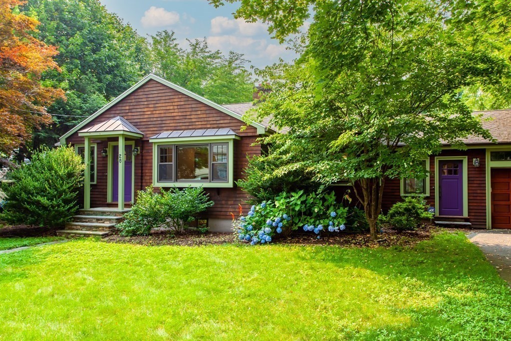 28 Radcliffe Road Arlington, MA 02474 - Photo 1 of 38 a front view of a house with a yard