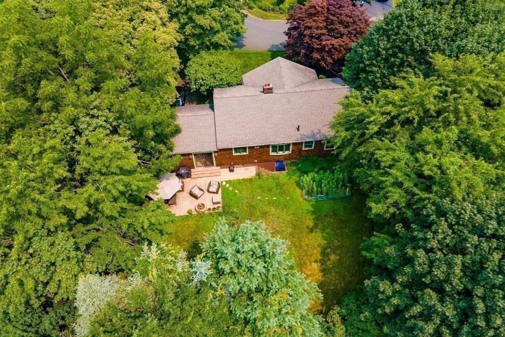28 Radcliffe Road Arlington, MA 02474 - Photo 36 of 38 an aerial view of a house with yard
