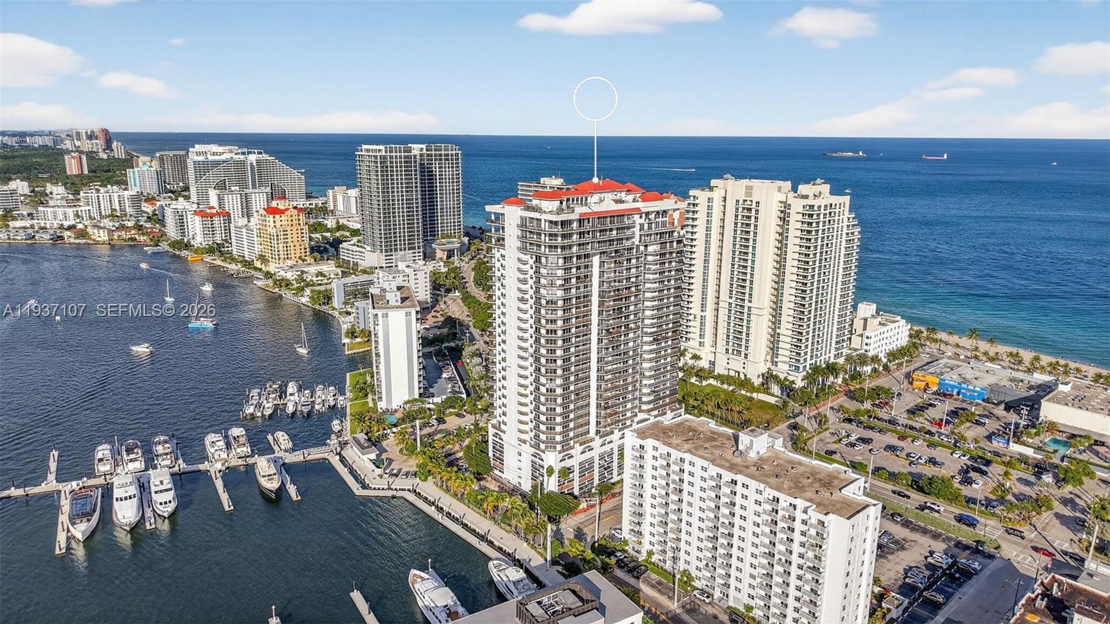100 South Birch Road, Unit 1103F Fort Lauderdale, FL 33316 - Photo 67 of 80 Brand new world-class Las Olas Marina next door, signature fine dining restaurants, boutique retail tenants, state-of-the-art infrastructure improvements, and lush pedestrian-friendly landscape.