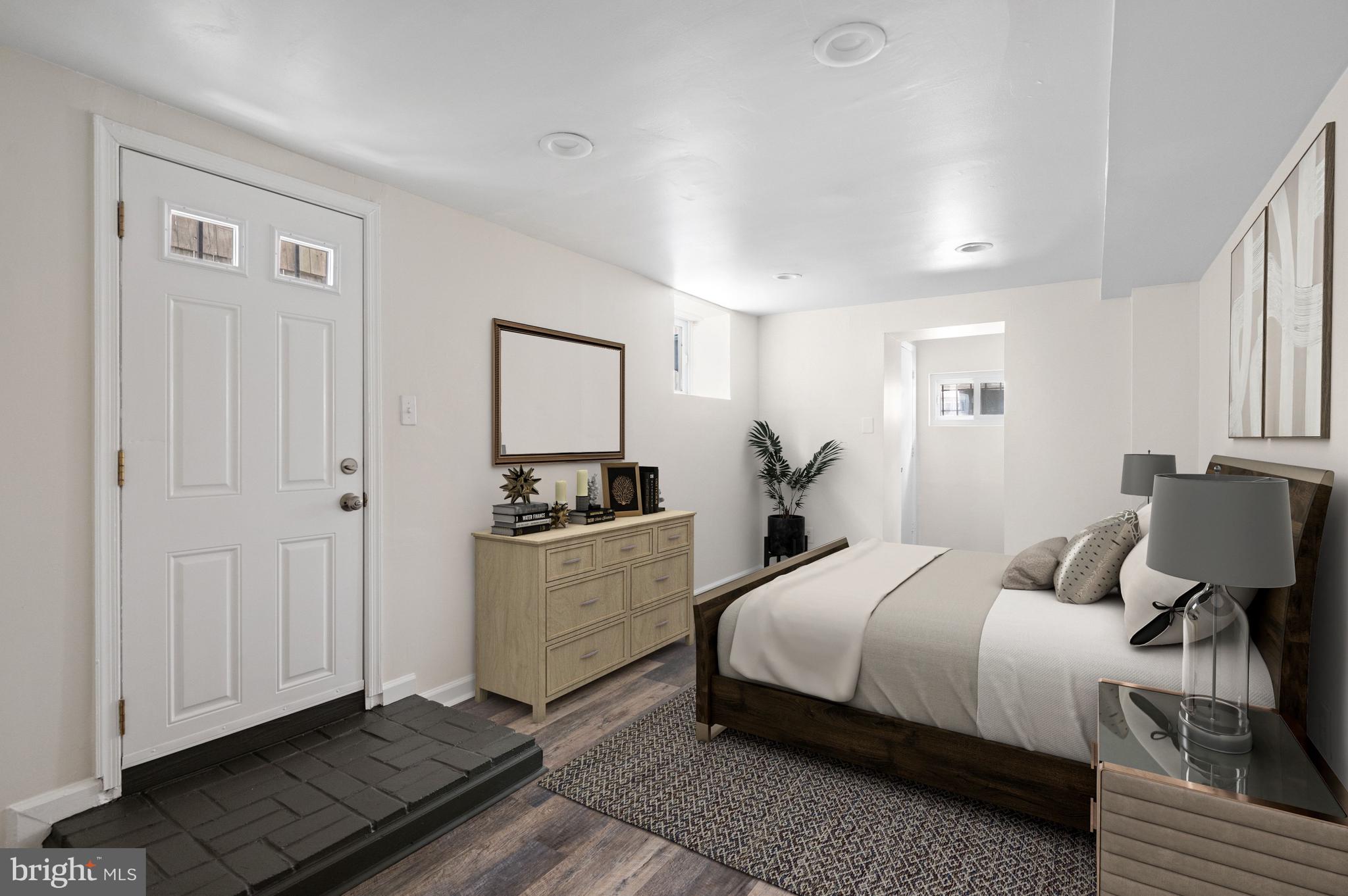 112 15th Street Southeast Washington, DC 20003 - Photo 15 of 18 Bedroom with separate entrance to backyard