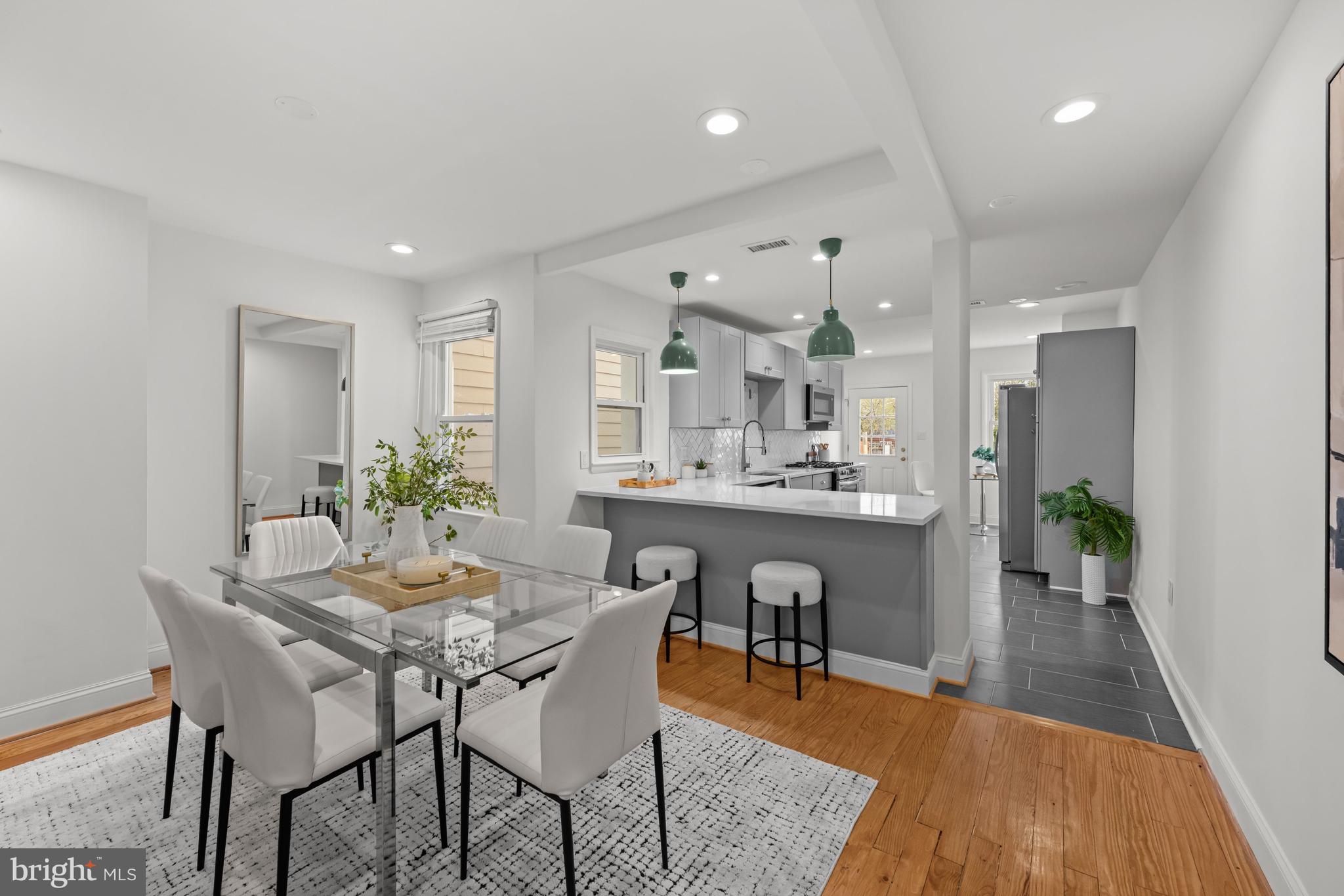 112 15th Street Southeast Washington, DC 20003 - Photo 4 of 18 Open dining and kitchen area