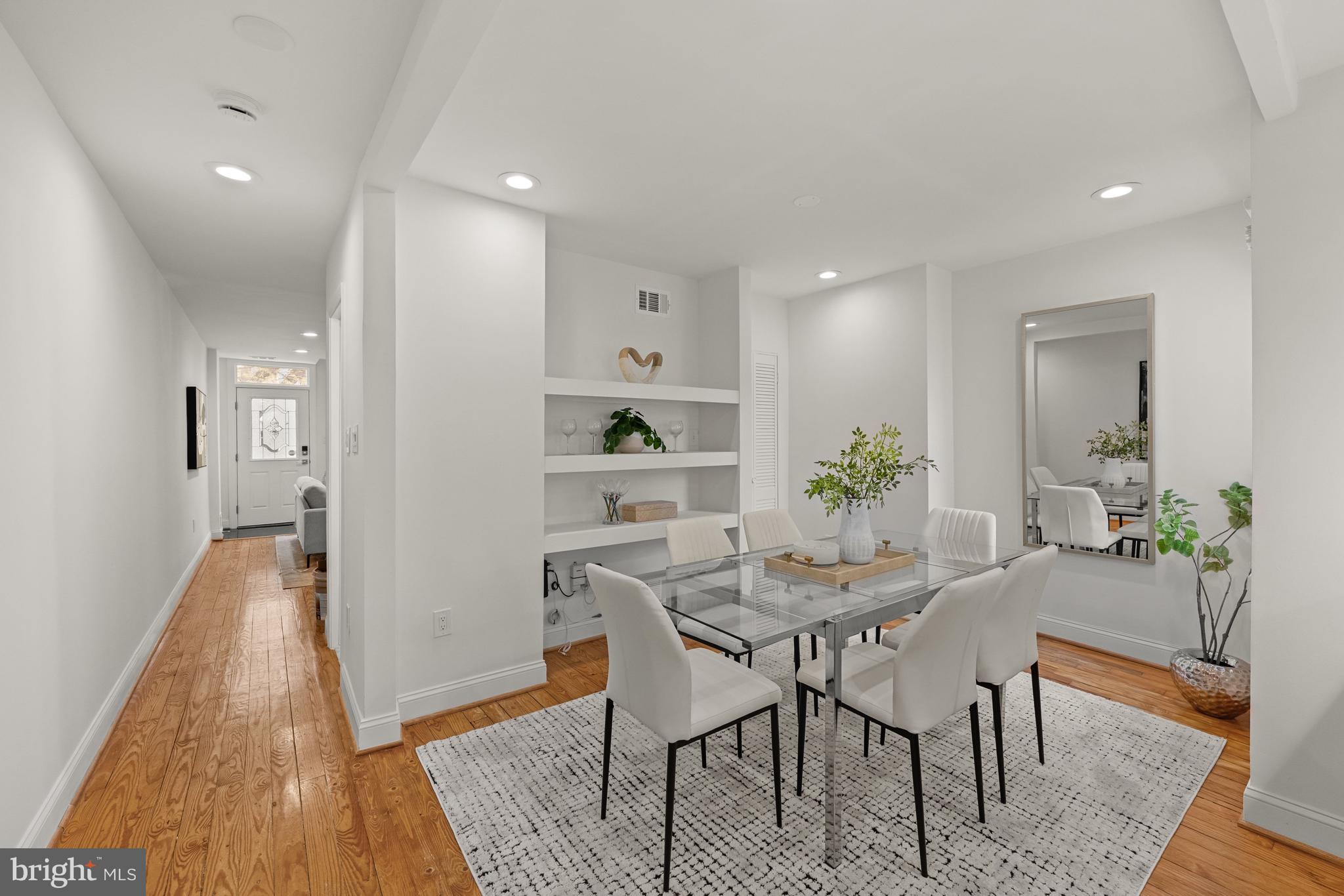 112 15th Street Southeast Washington, DC 20003 - Photo 5 of 18 Powder room tucked away on main level