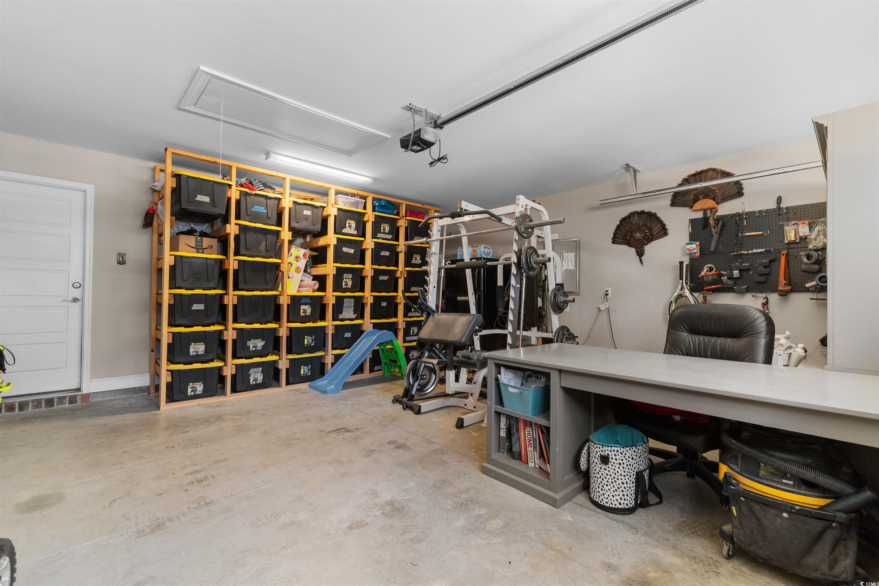 1275 Pinetucky Drive Galivants Ferry, SC 29544 - Photo 28 of 39 Garage featuring a workshop area