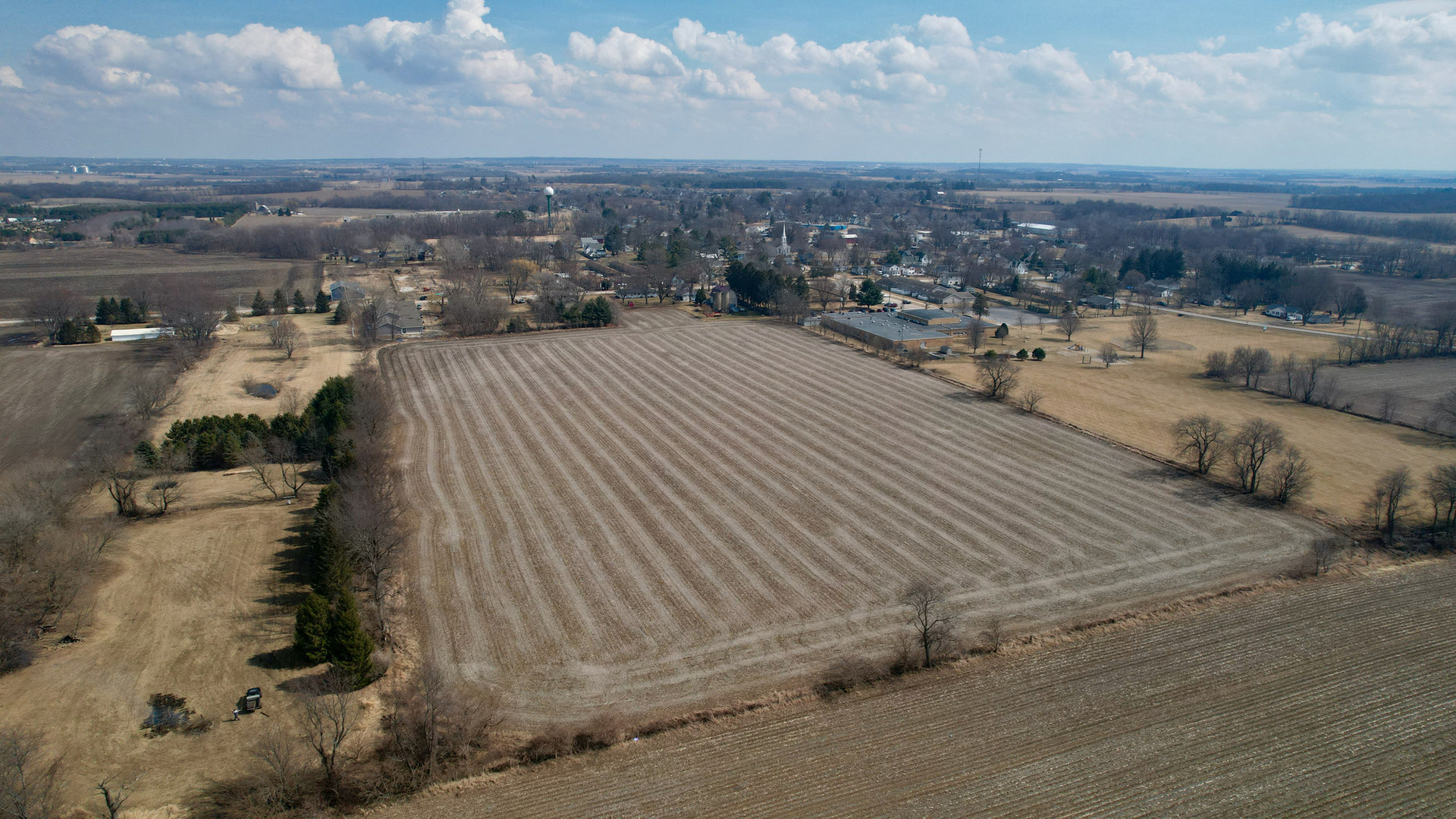 0 North Wooster Street Capron, IL 61012 - Photo 4 of 5 an aerial view of multiple house