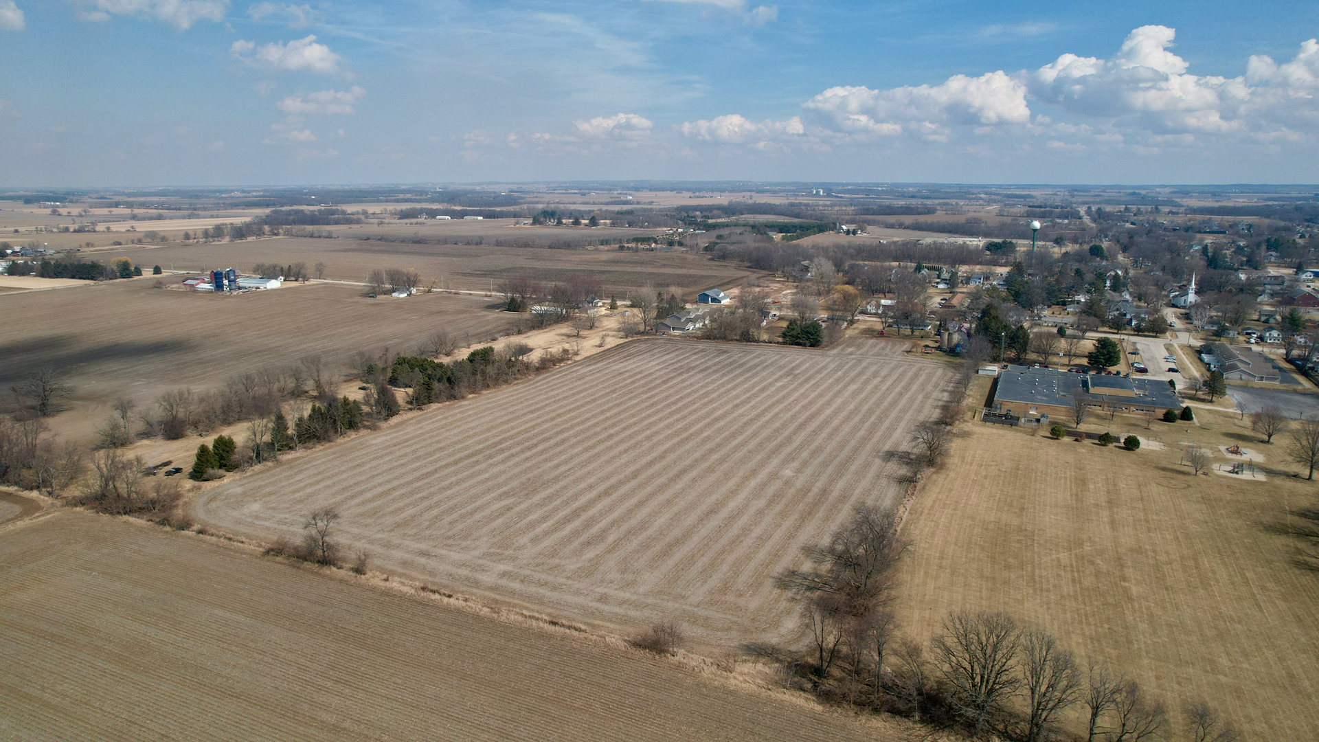 0 North Wooster Street Capron, IL 61012 - Photo 5 of 5 an aerial view of a city