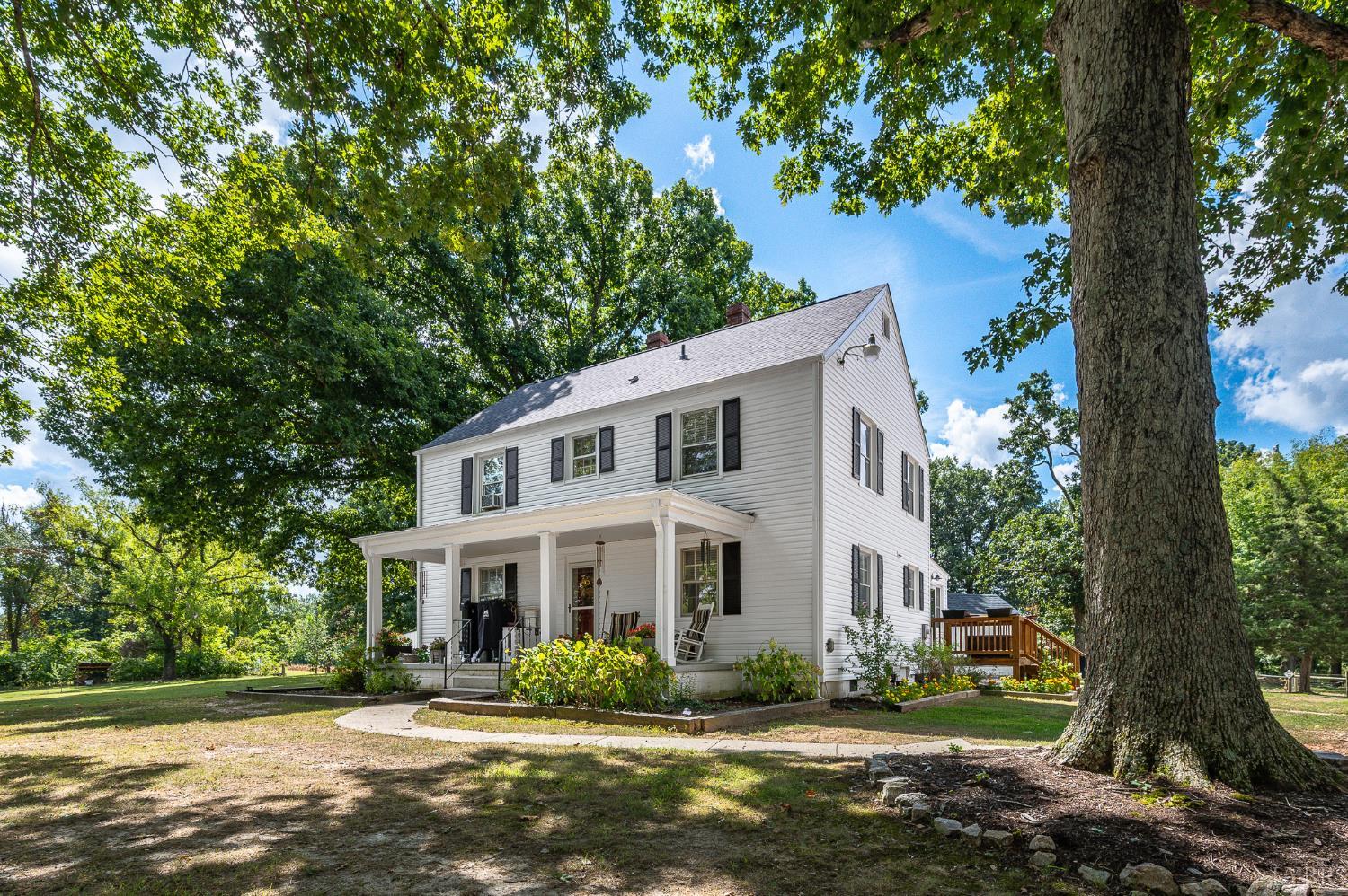 5 South Fork Road Pamplin, VA 23958 - Photo 3 of 5 a view of a white house with a yard and large trees