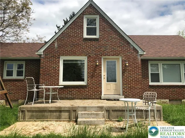 a front view of a house with balcony