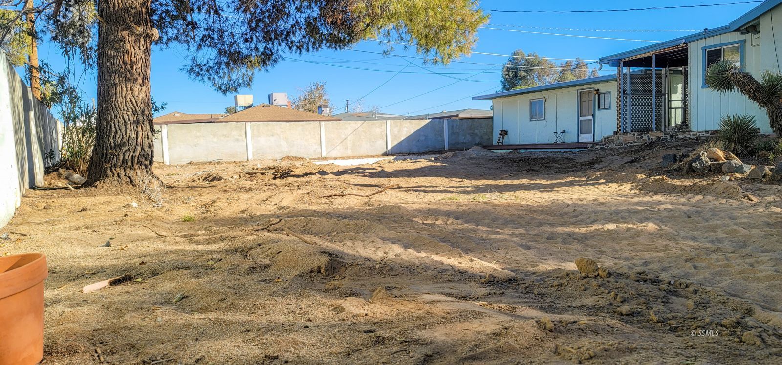 216 South Silver Ridge Street Ridgecrest, CA 93555 - Photo 20 of 21 a view of a house with a yard