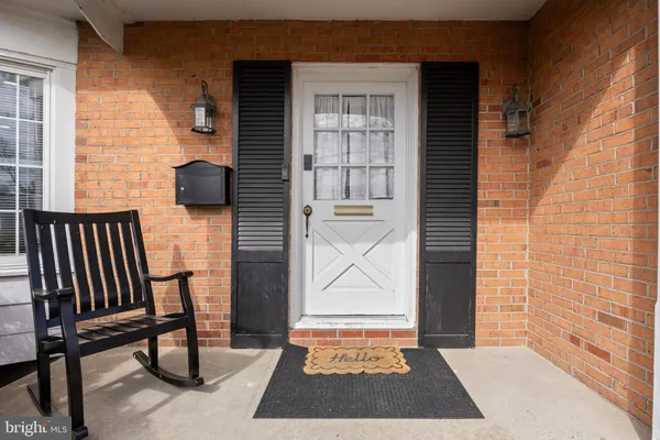 a view of a entryway door front of house