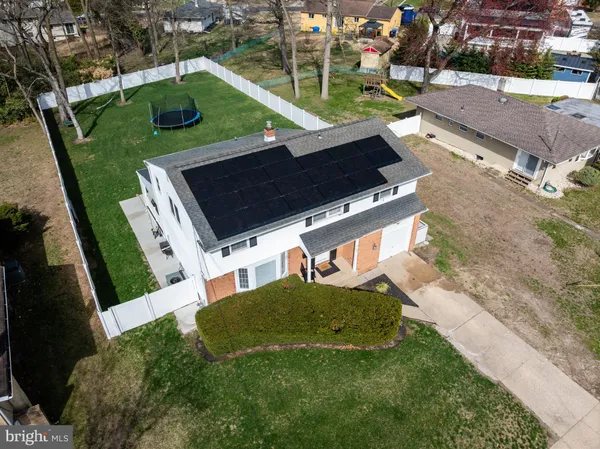 a view of yard from deck