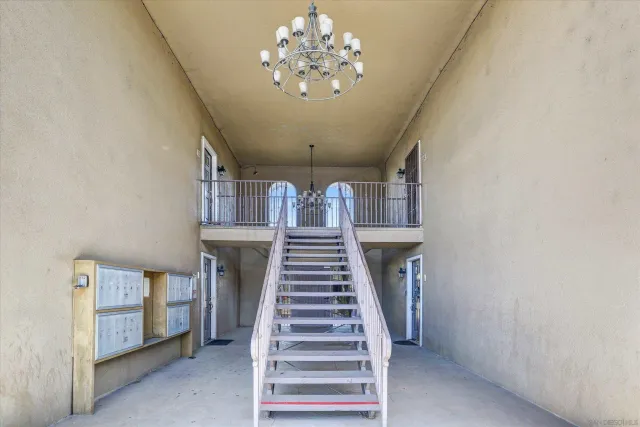 a view of entryway with a front door