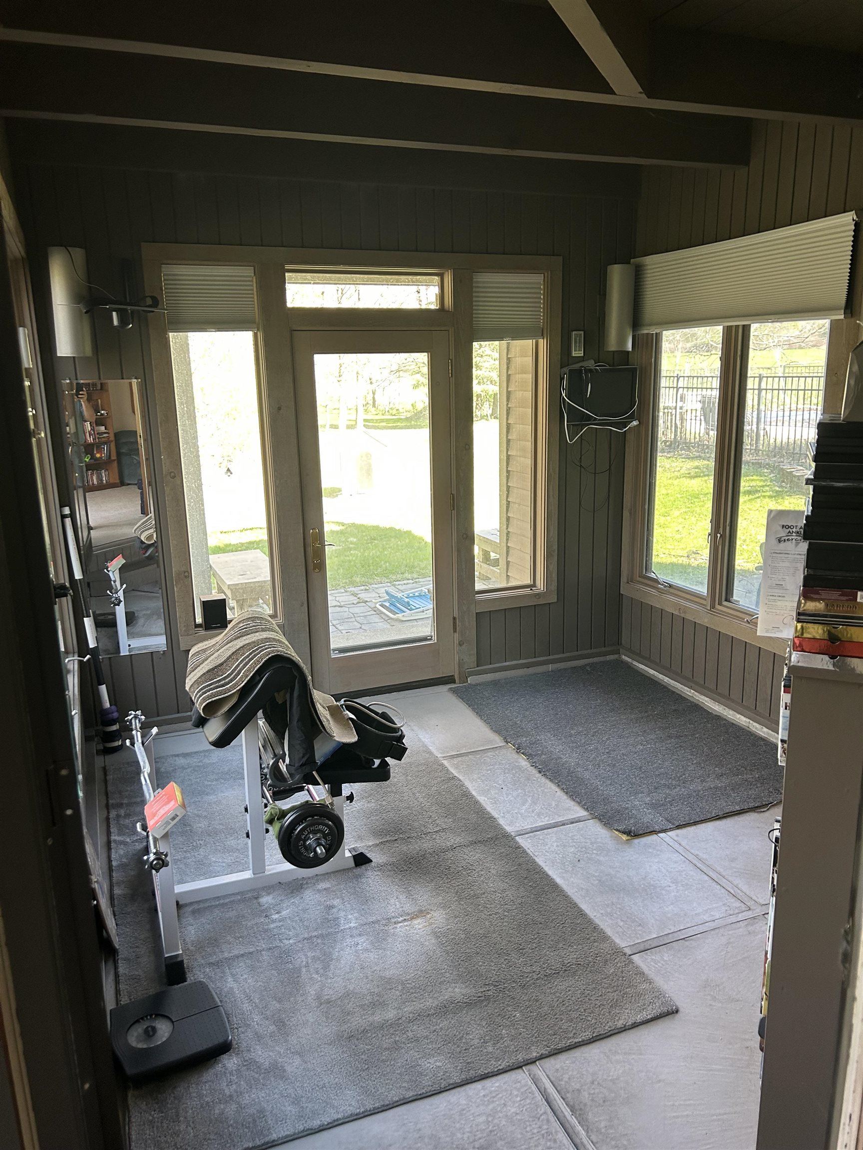 18573 Caledonia Road Caledonia, IL 61011 - Photo 25 of 36 a view of a room with gym equipment