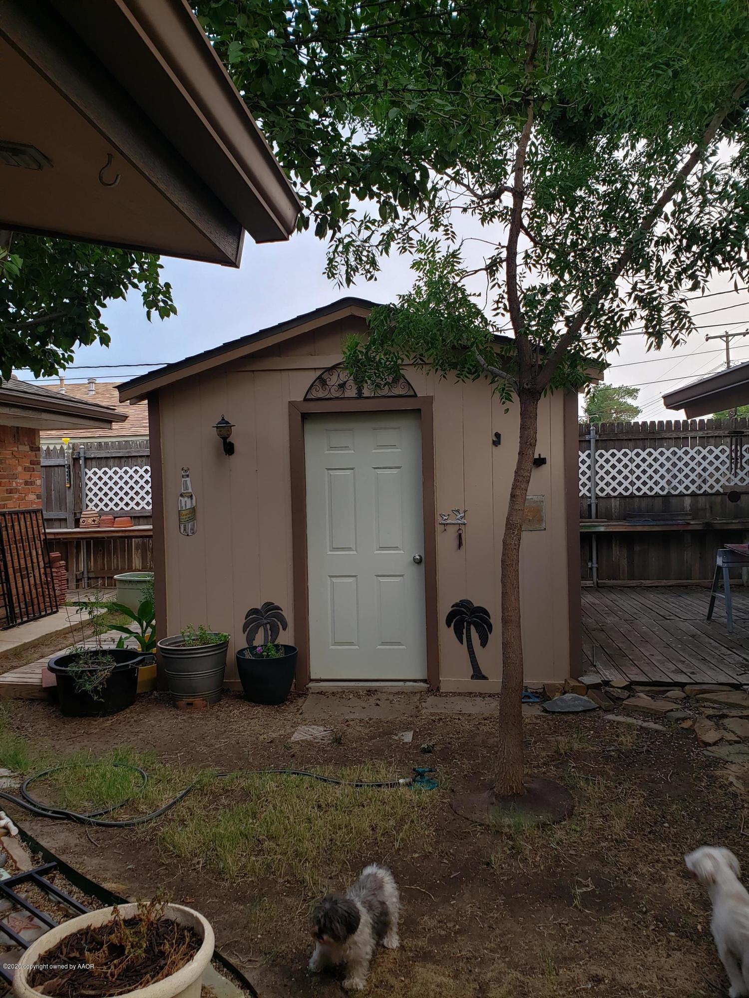 3900 Kingston Road Amarillo, TX 79109 - Photo 14 of 16 Shed view 1