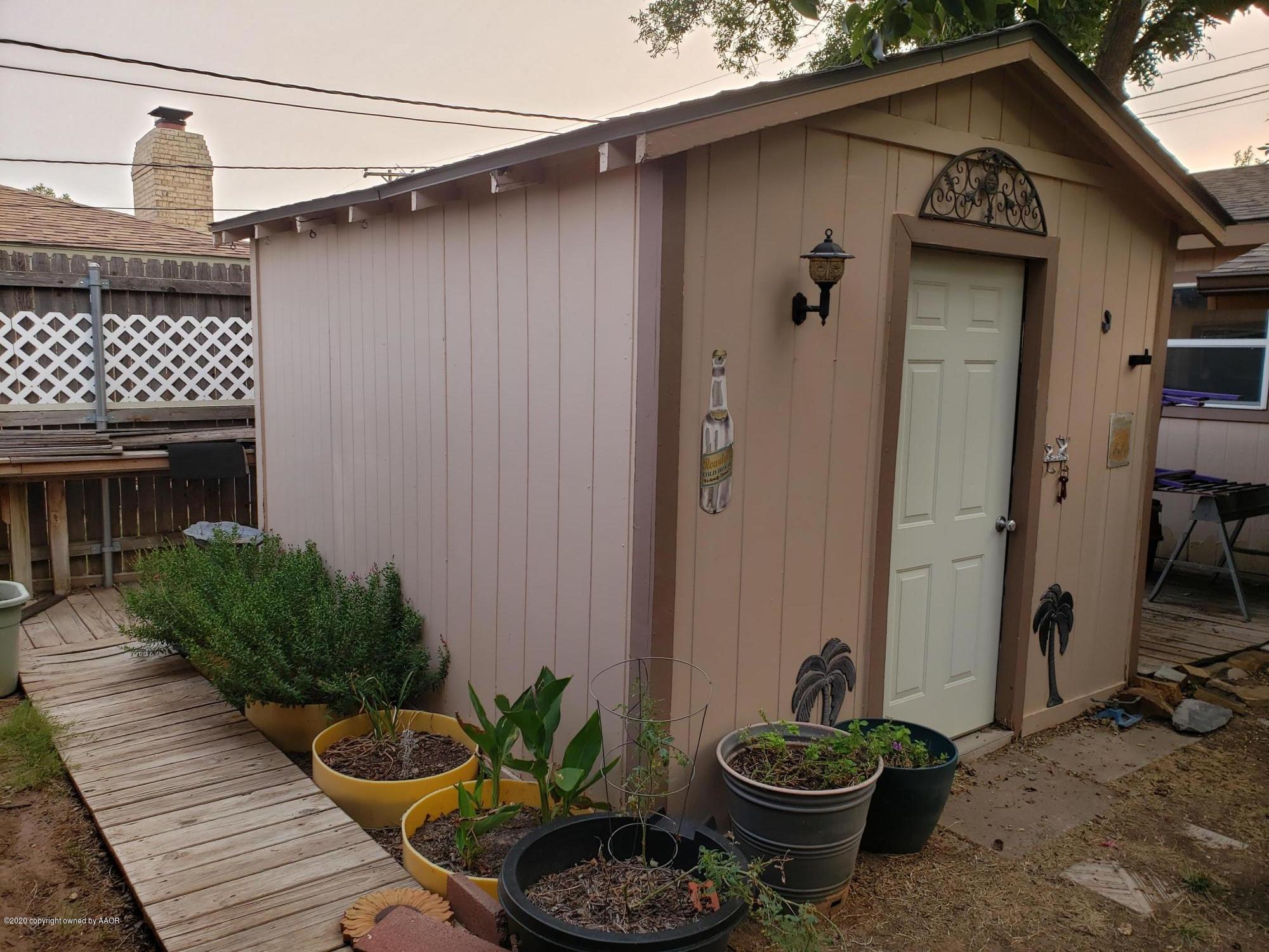 3900 Kingston Road Amarillo, TX 79109 - Photo 6 of 16 Shed View 2