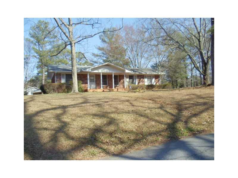 Exterior Front. 4 SIDES BRICK, GREAT CORNER LOT