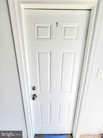 a view of front door