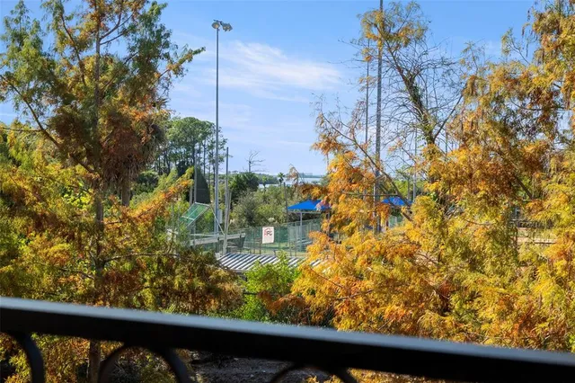 a view of outdoor from balcony