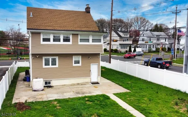 a view of a house with a patio