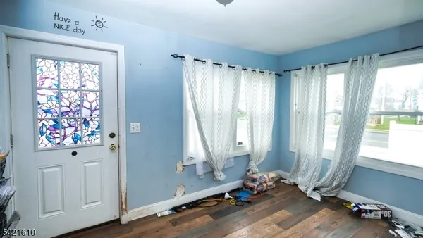 wooden floor in an empty room