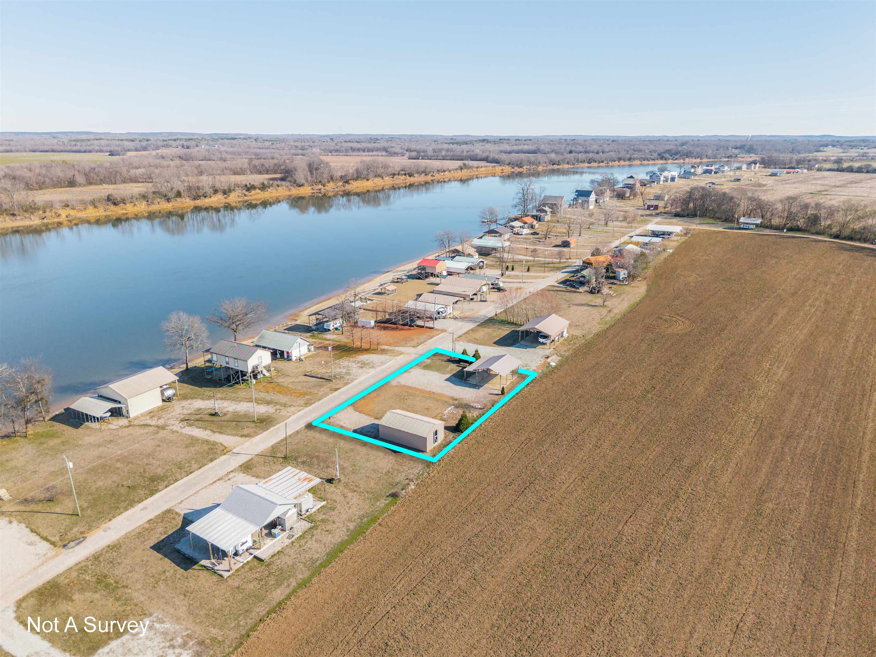 233 Jaycee Lane Adamsville, TN 38310 - Photo 13 of 18 an aerial view of a ocean view