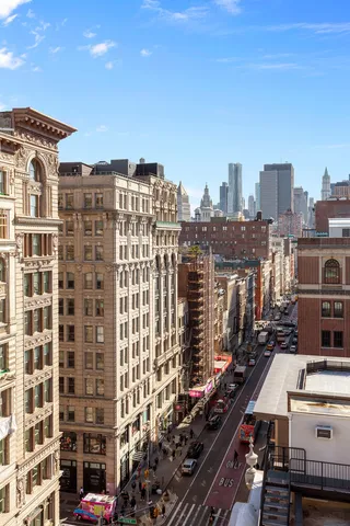 a book shelf with wooden floor