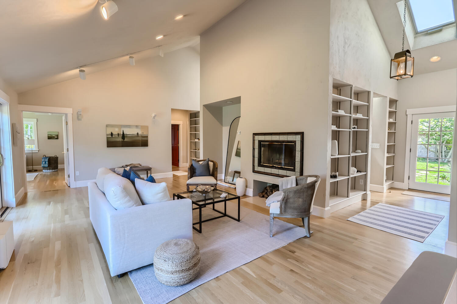300 N Road Chilmark, MA 02535 - Photo 31 of 69 a living room with furniture and a flat screen tv